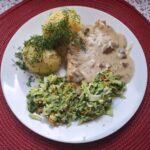 Pierś z kurczaka w sosie pieczarkowym