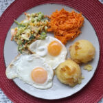 Jajka sadzone z ziemniakami Jajka sadzone z ziemniakami